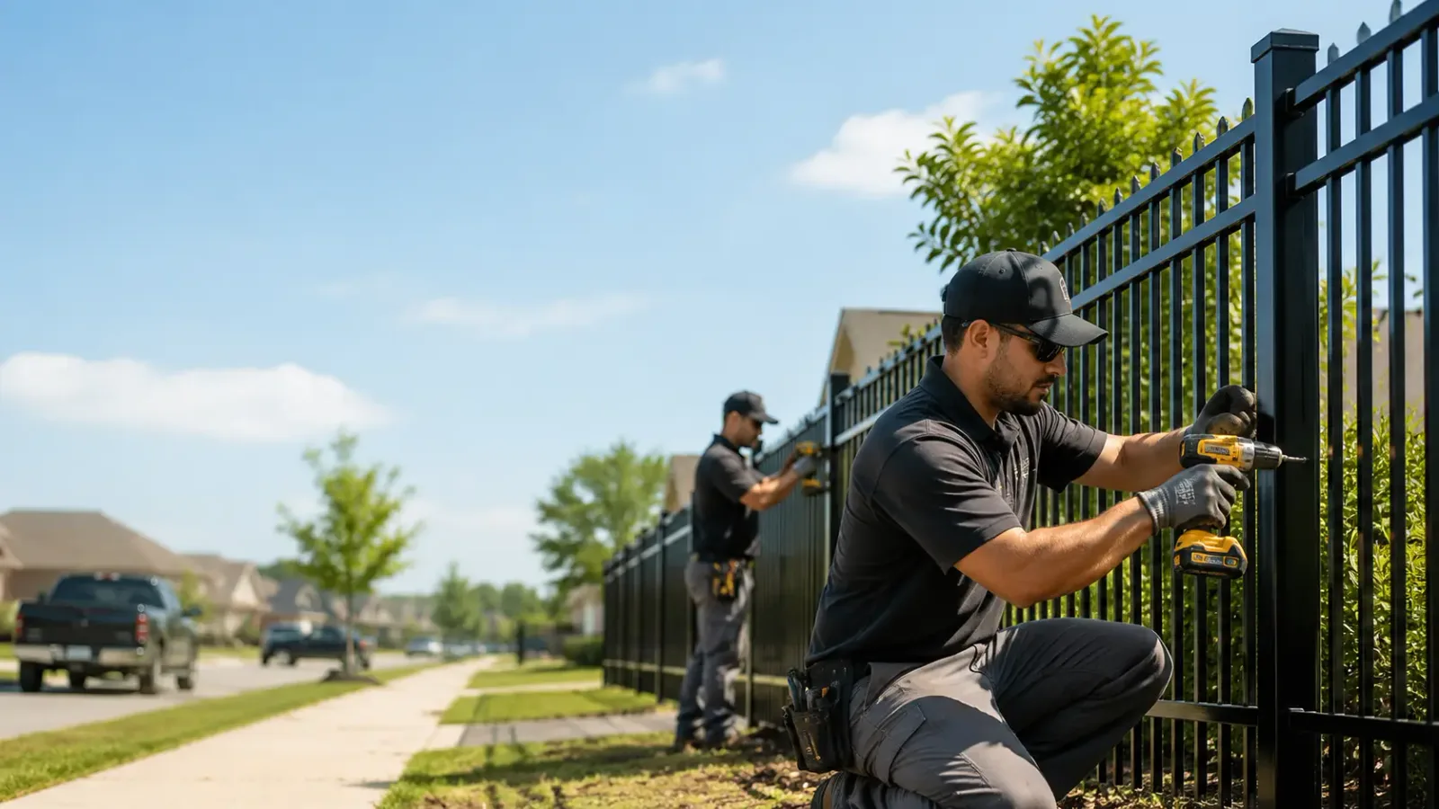 Metal Fence Installation in Booker, TX